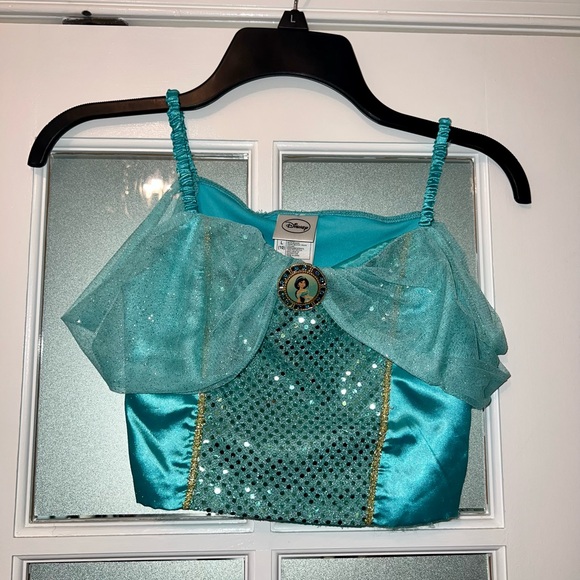 DISNEY GIRLS JASMINE PRINCESS 2-PIECE SET 👑💙✨ - Picture 3 of 5